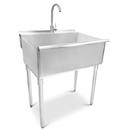 30"x 24"x 36"Stainless steel Utility Sink. Made In Canada 🇨🇦