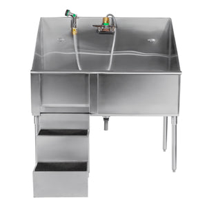 Standard Grooming Tub with Door & Stairs