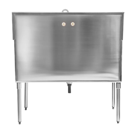 Standard Dog Grooming Tub Wash Bathing Station with Door & Stairs (No Additional Accessories Included)