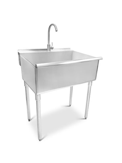 Stainless steel Utility Sink. Made In Canada 🇨🇦 36"x 24"x 36"