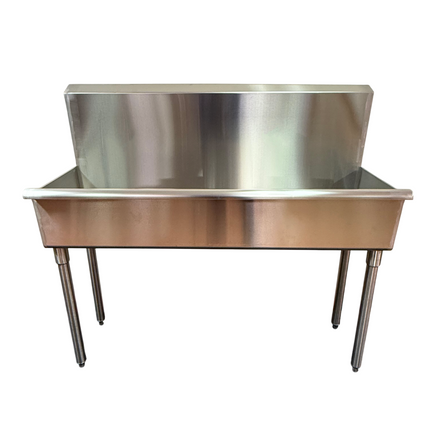 60" Utility Sink. Stainless Steel Free Standard. Made In Canada.