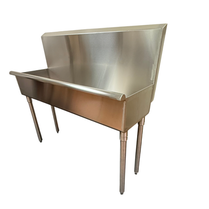 60" Utility Sink. Stainless Steel Free Standard. Made In Canada.
