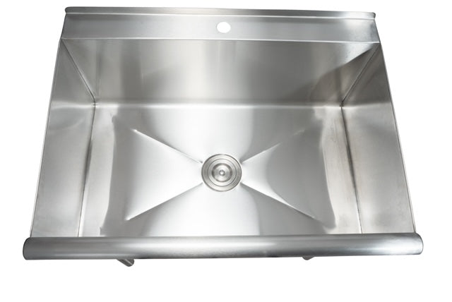 Stainless Steel Utility Sinks. (Faucet not included)